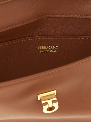 Brown Calfskin Clutch Bag