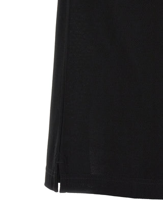 Black Cotton Polo Shirt