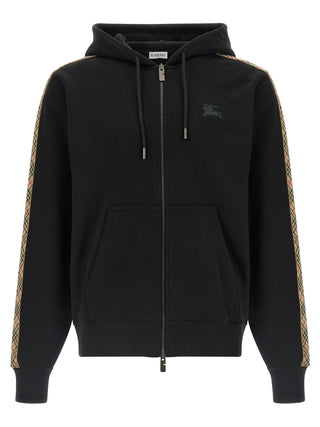 Black Cotton Sweatshirt