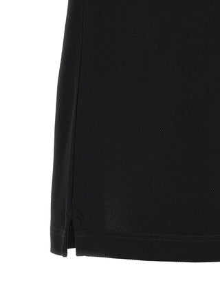 Black Cotton Polo Shirt