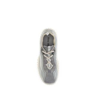 Gray Recycled Polyamide Chunky Sneakers