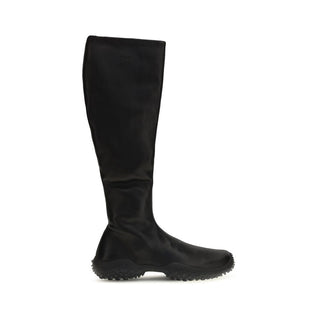 Black Lamb Ovis Aries Ankle Boots