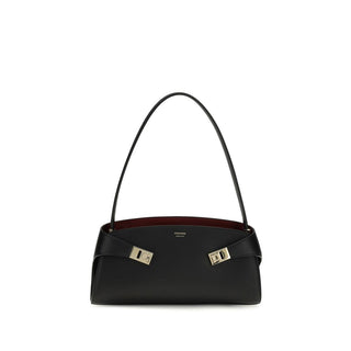 Black Calf Leather Bos Taurus Shoulder Bag