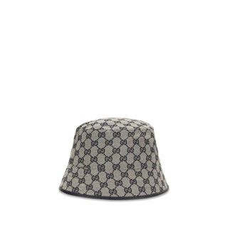 Gray Polyester Bucket Hat
