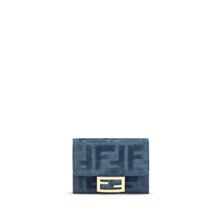 Blue Cotton Wallet