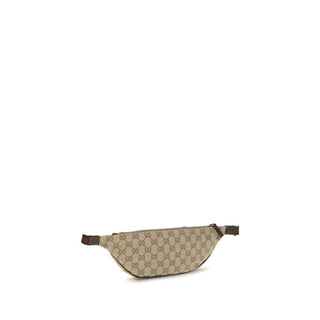 Beige Fabric Shoulder Bag