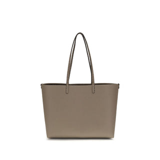 Beige Calf Leather Bos Taurus Shoulder Bag