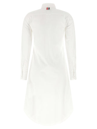 White Cotton Midi Skirt