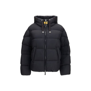 Black Goose Down Full-Length Jacket