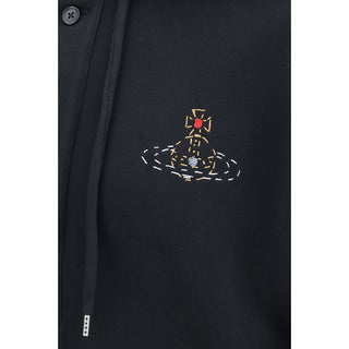 Black Cotton Sweatshirt