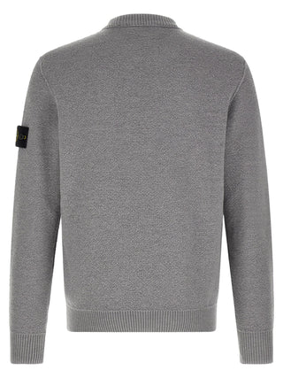 Gray Virgin Wool Cardigan