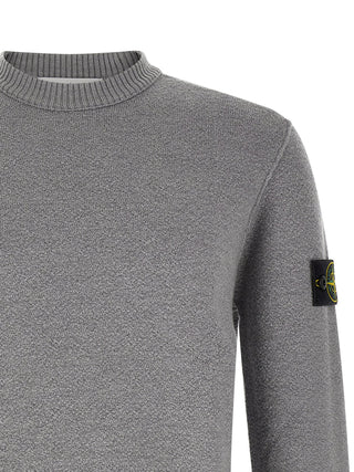 Gray Virgin Wool Cardigan