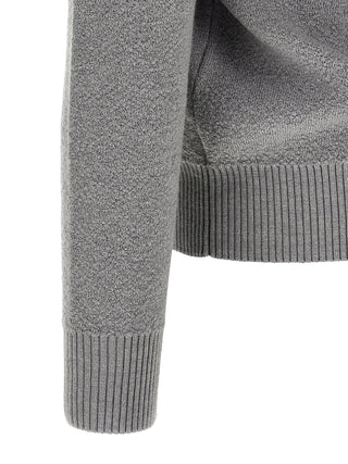Gray Virgin Wool Cardigan