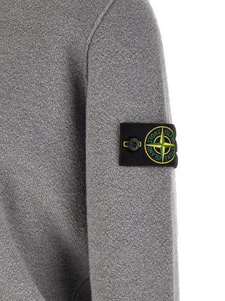 Gray Virgin Wool Cardigan