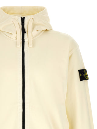 White Cotton Sweatshirt