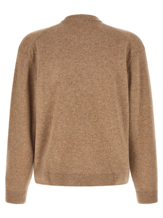 Beige Wool Cardigan
