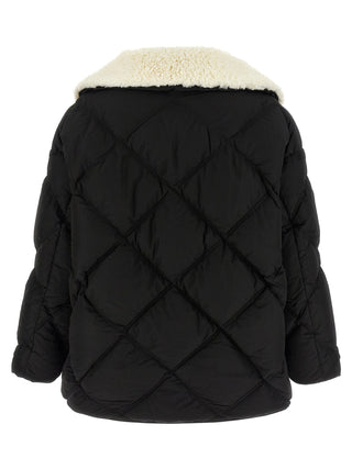 Black Nylon Full-Length Jacket