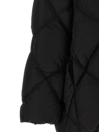 Black Nylon Full-Length Jacket