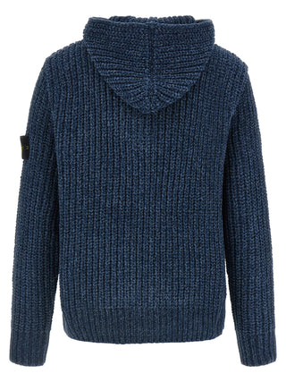 Blue Cotton Cardigan