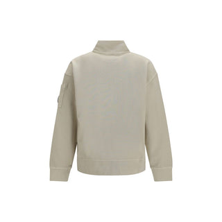 Beige Cotton Sweatshirt