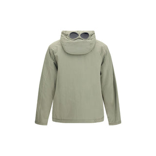 Gray Polyamide Full-Length Jacket