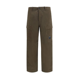 Bicolor Cotton Cargo Pants