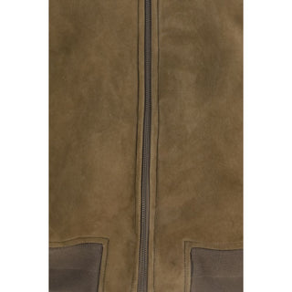 Brown Lamb Ovis Aries Full-Length Jacket