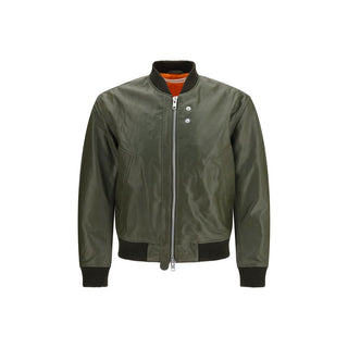 Bicolor Calf Leather Bos Taurus Leather Jacket