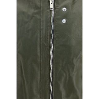 Bicolor Calf Leather Bos Taurus Leather Jacket