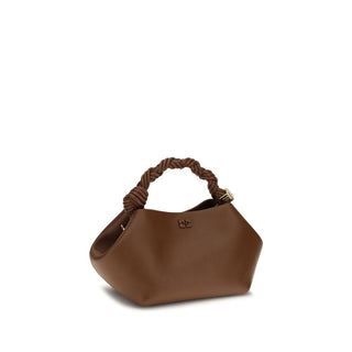 Brown Recycled Leather Shoulder Bag