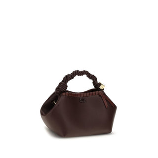 Brown Recycled Leather Shoulder Bag