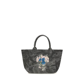 Gray Recycled Cotton Shoulder Bag