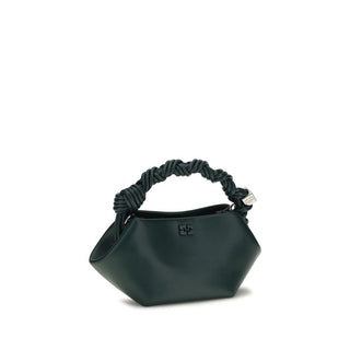 Bicolor Recycled Leather Shoulder Bag