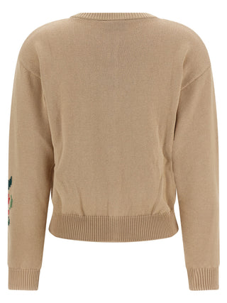 Beige Cotton Cardigan