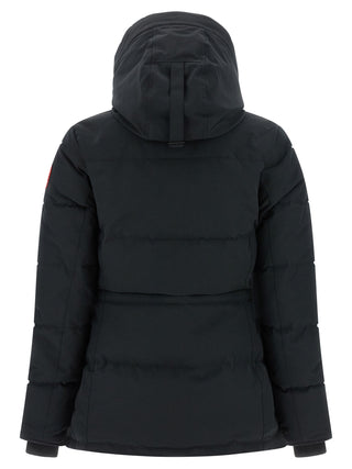Black Polyester Parka