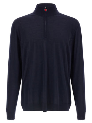 Blue Wool Cardigan