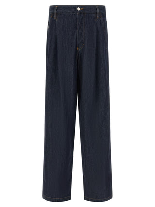 Blue Cotton Jeans Denim