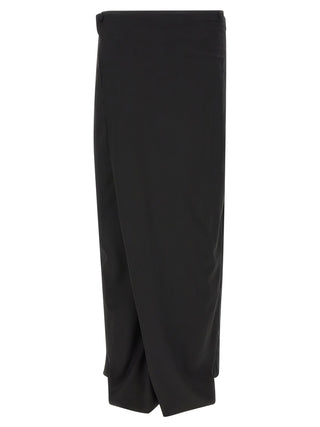 Black Virgin Wool Dress Pants