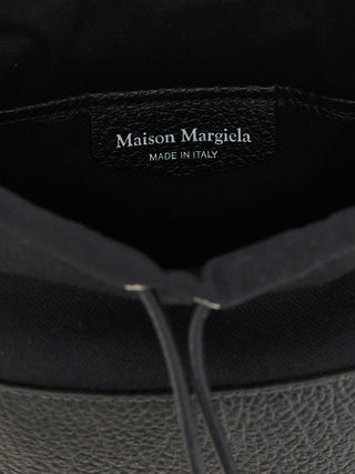 Black Calfskin Shoulder Bag