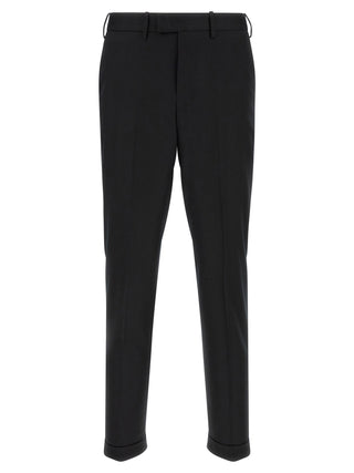 Black Virgin Wool Dress Pants