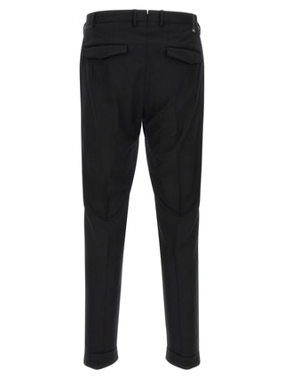 Black Virgin Wool Dress Pants
