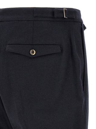 Black Virgin Wool Dress Pants