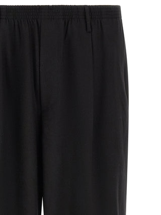 Black Virgin Wool Dress Pants