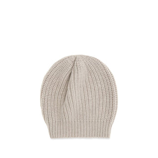 Beige Silk Beanie