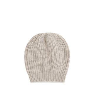 Beige Silk Beanie