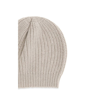 Beige Silk Beanie