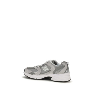 Gray Polyamide Athletic Sneakers