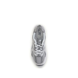 Gray Polyamide Athletic Sneakers