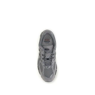 Gray Fabric Athletic Sneakers
