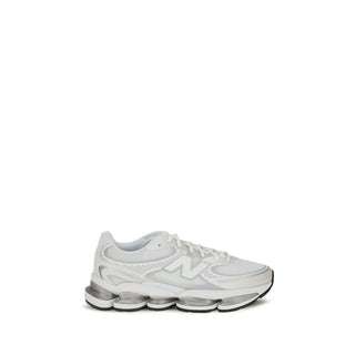 White Polyamide Athletic Sneakers